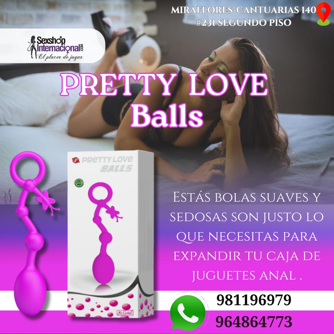 VARITAS DILATADORES ANALES- PRETTY LOVE BALLS-DE SILICONA-SEXSHOP LIMA 971890151 